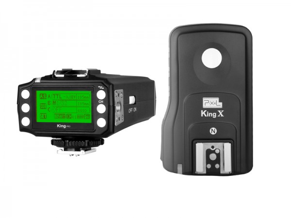 Pixel Wireless Trigger für Nikon - i-TTL Radio Blitzauslöser 2er-Set King Pro