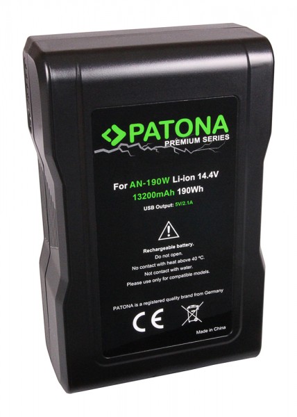 Pantona Premium Akku für Anton Bauer Gold Mount Kamera Ursa Ursa Mini D-Tap & USB-Output