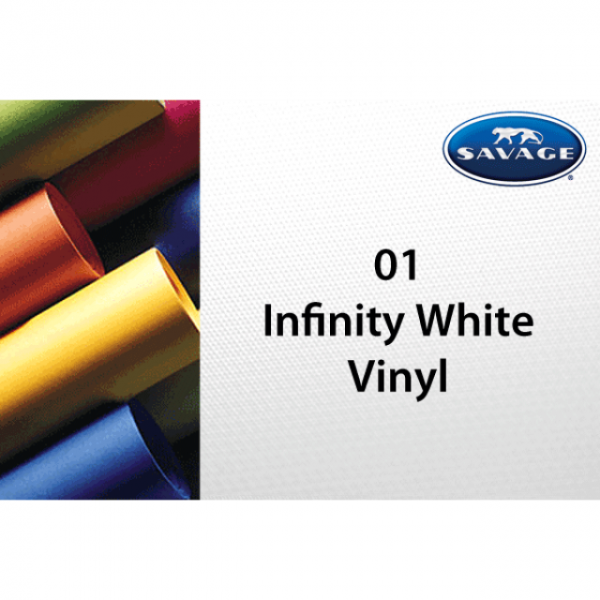 Vinyl Hintergrund 1.52 x 2.13 m Infinity White