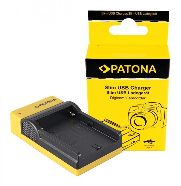 Patona Ladegerät Micro USB zu Sony NP-F960